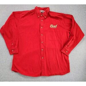 Bud Racing Dale Earnhardt‎ Jr. Button Up Long Sleeve Winner's Circle Nascar XL